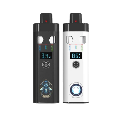 Sérsniðin 2*1ml Keramik 510 olíu einnota vape penni með snjallskjáskjá Framleiðendur, birgjar -Ódýr vapes einnota verð Verksmiðjubein heildsölu