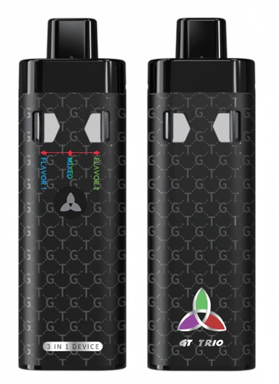 2025 Nýtt vinsælt 2ml+2ml Distillate Forhita einnota vape tæki