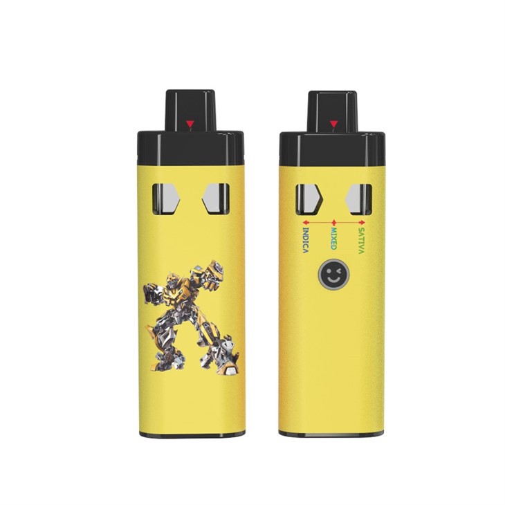 THC Crystal 1ml+1ml Dual Chamber Vapor THC Crystal Disposable Vape